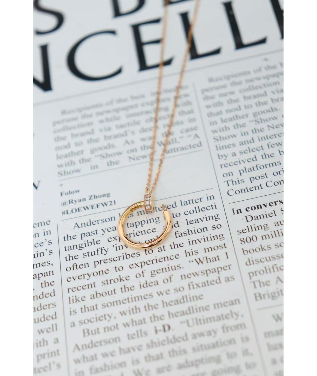 CARTIER Золотая подвеска из розового золота, фото 3