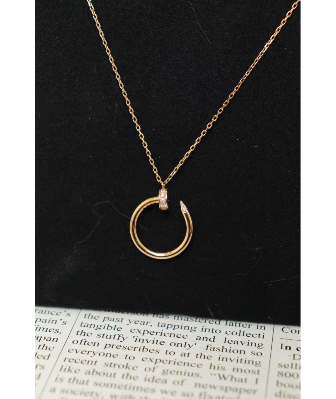 CARTIER Золотая подвеска из розового золота, фото 2