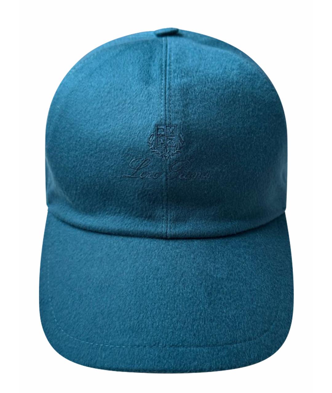 LORO PIANA Зеленая кашемировая кепка/бейсболка, фото 1