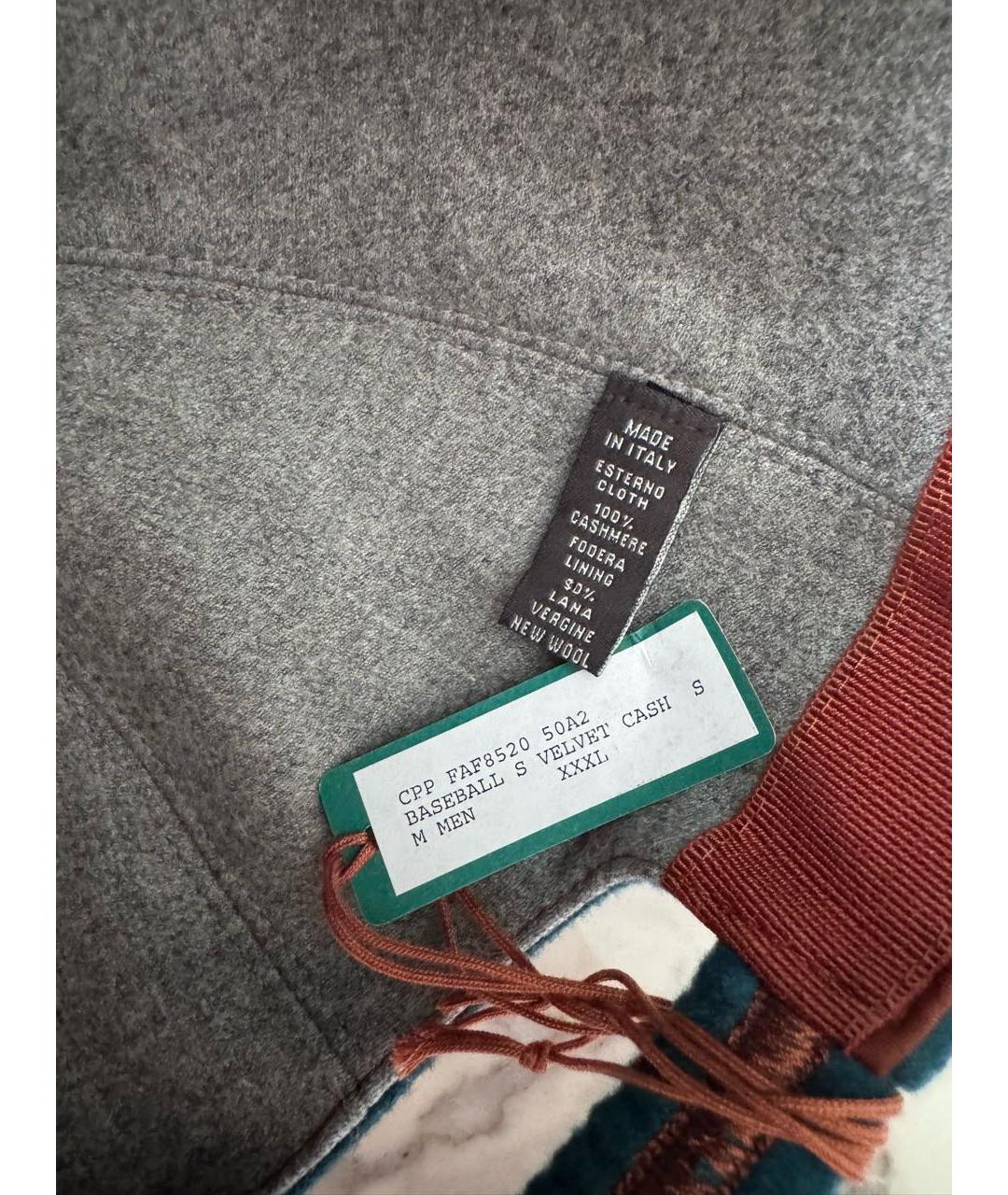 LORO PIANA Зеленая кашемировая кепка/бейсболка, фото 4