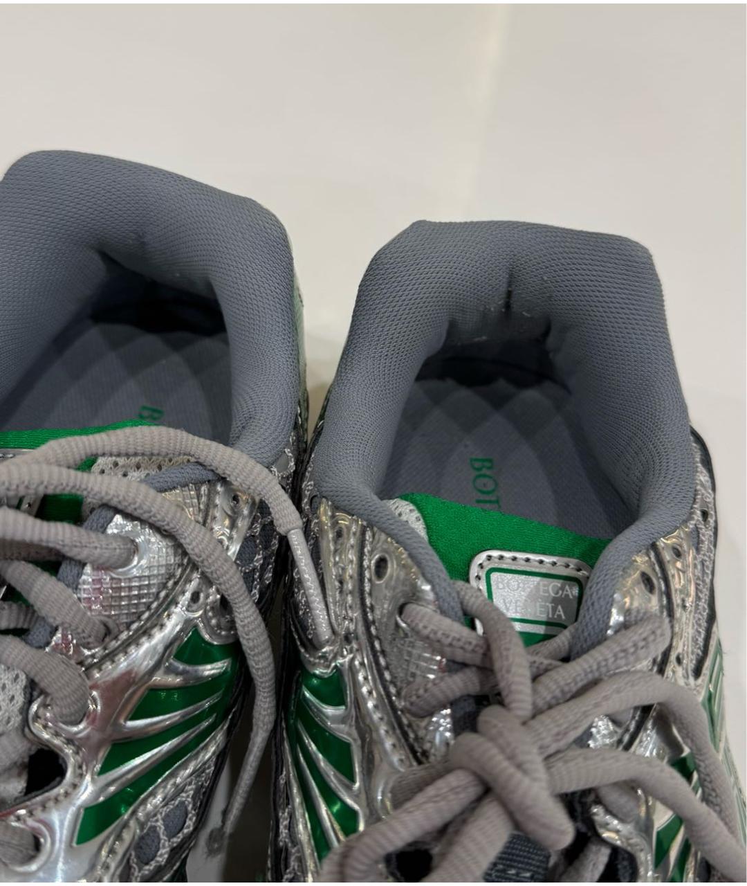 BOTTEGA VENETA Серебряные кроссовки, фото 6