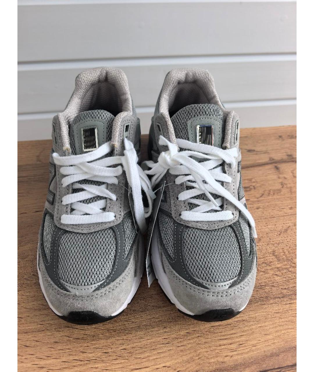 NEW BALANCE Серые замшевые кроссовки, фото 2