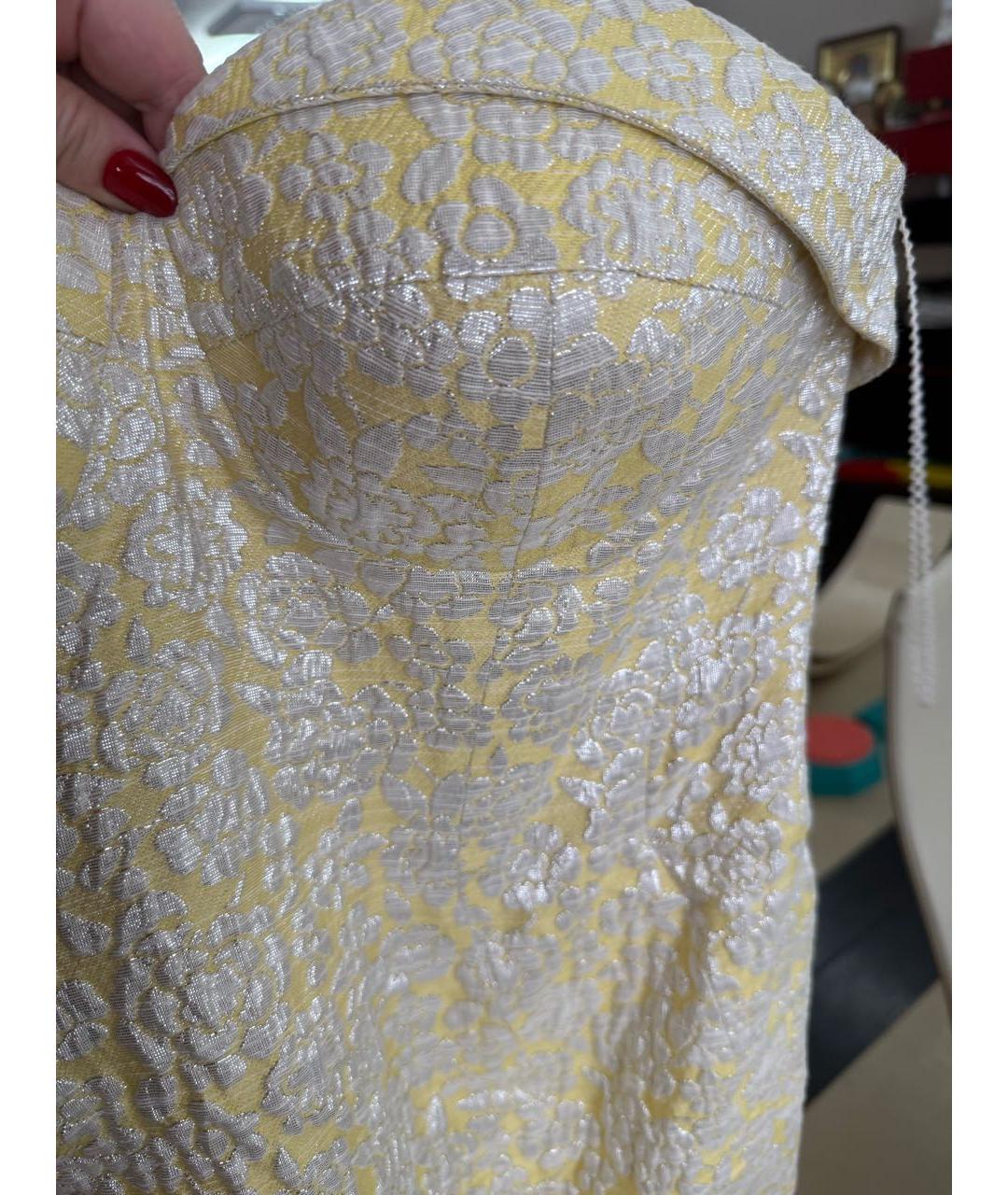 ULYANA SERGEENKO Серебряное вечернее платье, фото 4