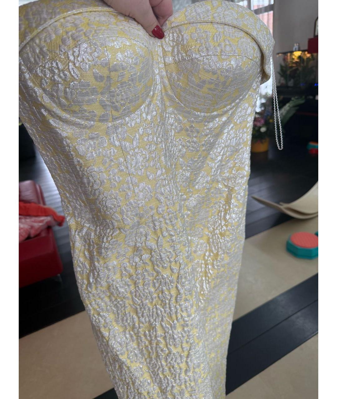 ULYANA SERGEENKO Серебряное вечернее платье, фото 6