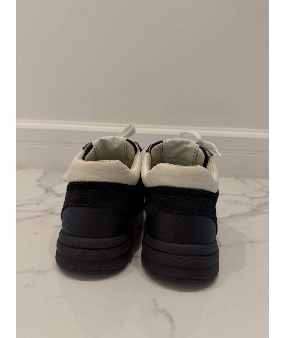 CHANEL Черные кроссовки из экзотической кожи, фото 4