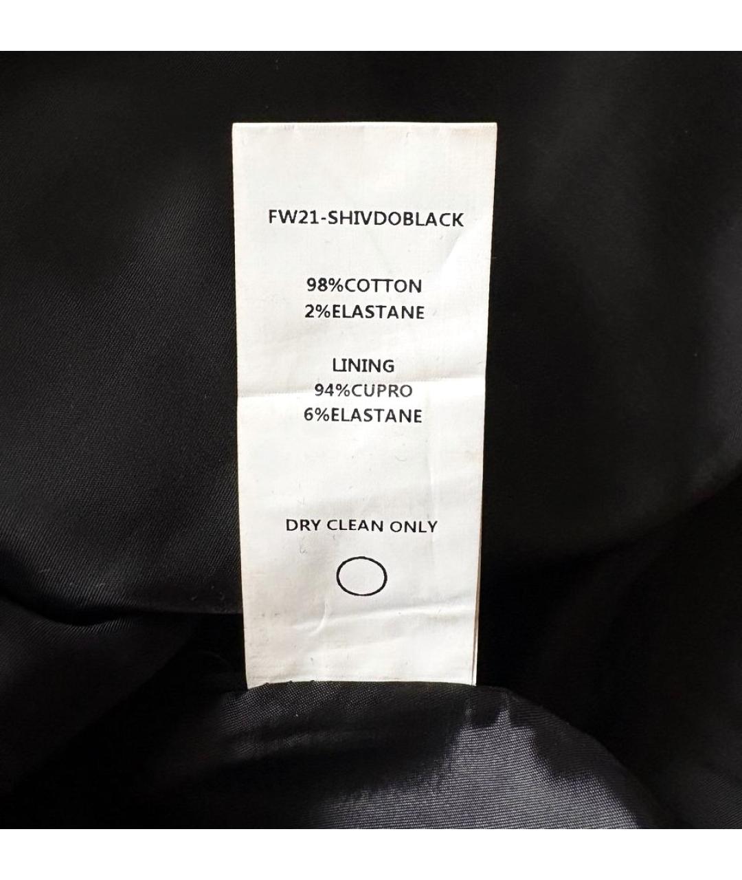 KNWLS Черное хлопковое повседневное платье, фото 9