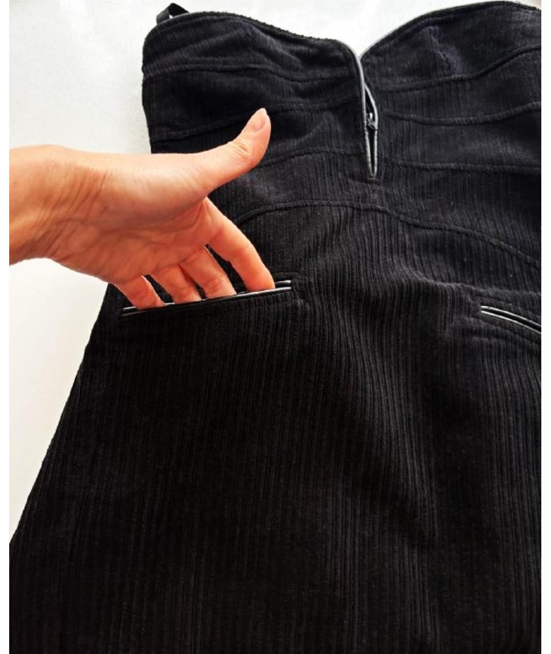 KNWLS Черное хлопковое повседневное платье, фото 7