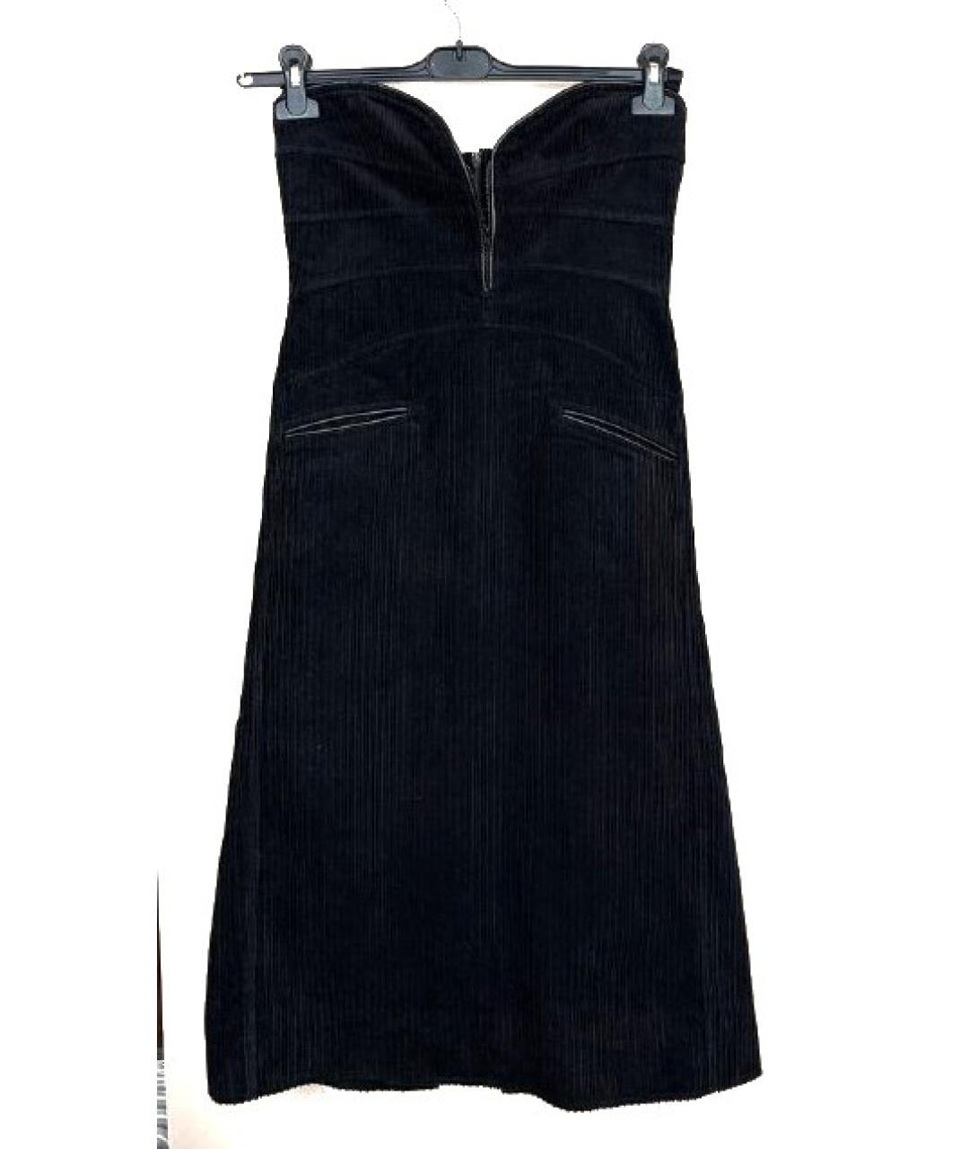 KNWLS Черное хлопковое повседневное платье, фото 6