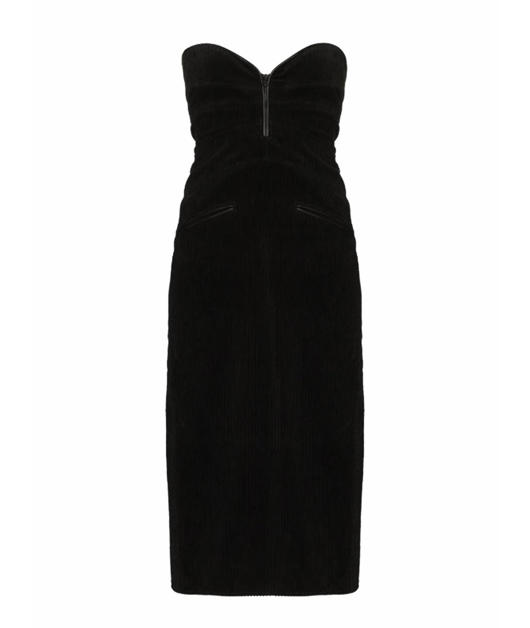 KNWLS Черное хлопковое повседневное платье, фото 1