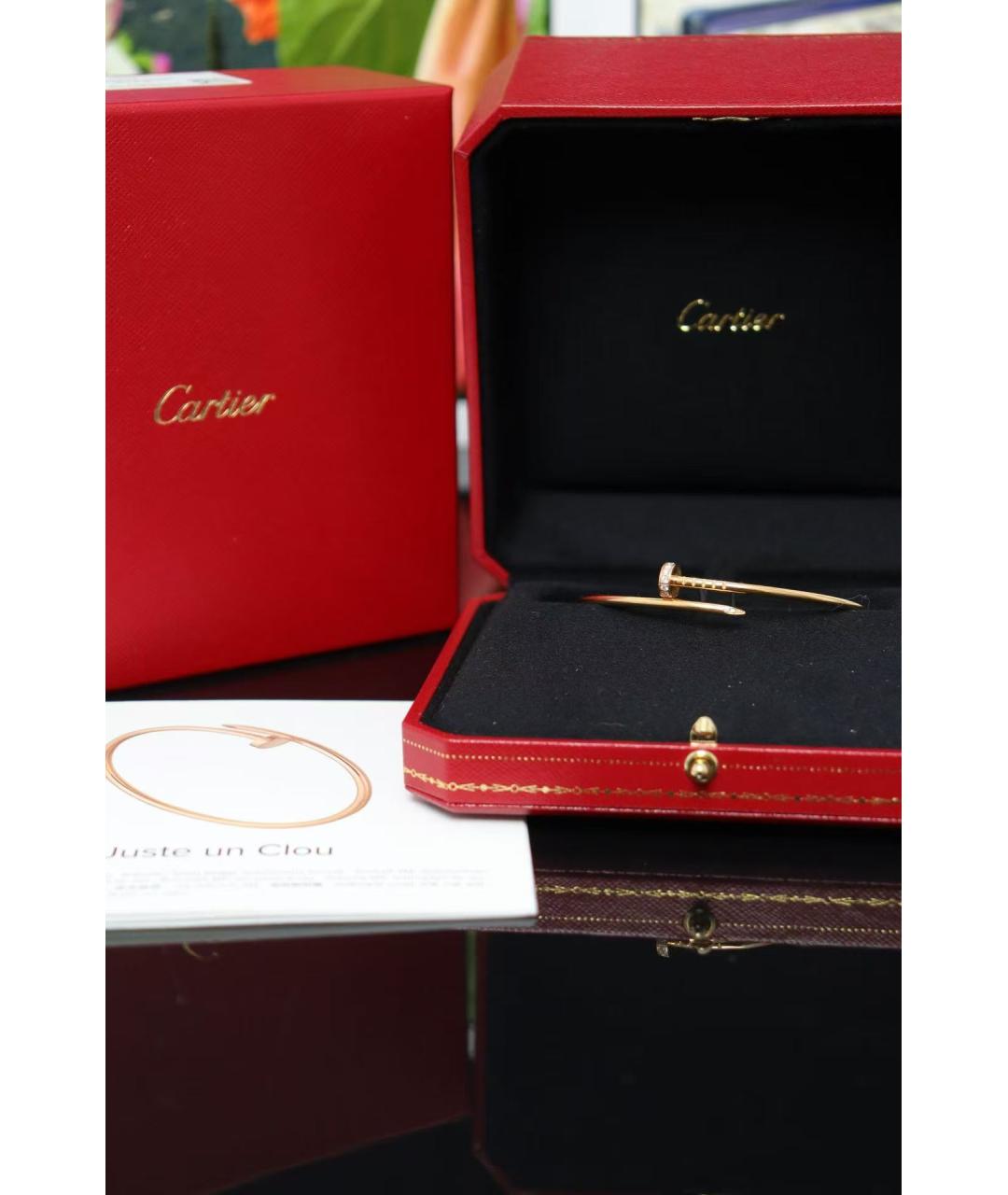 CARTIER Золотой браслет из розового золота, фото 3