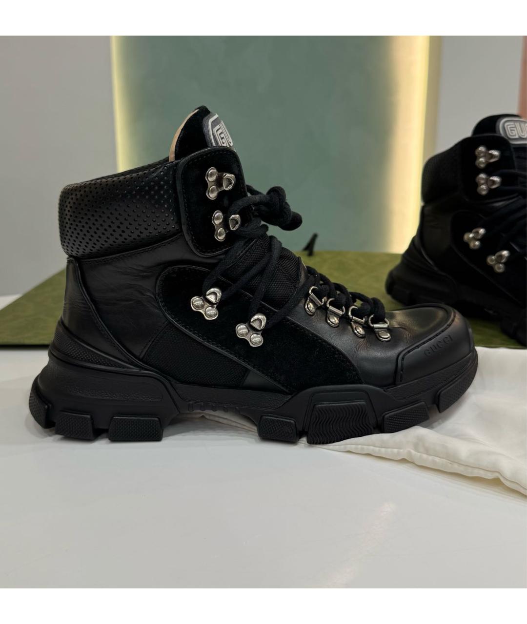 GUCCI Черные ботинки, фото 7