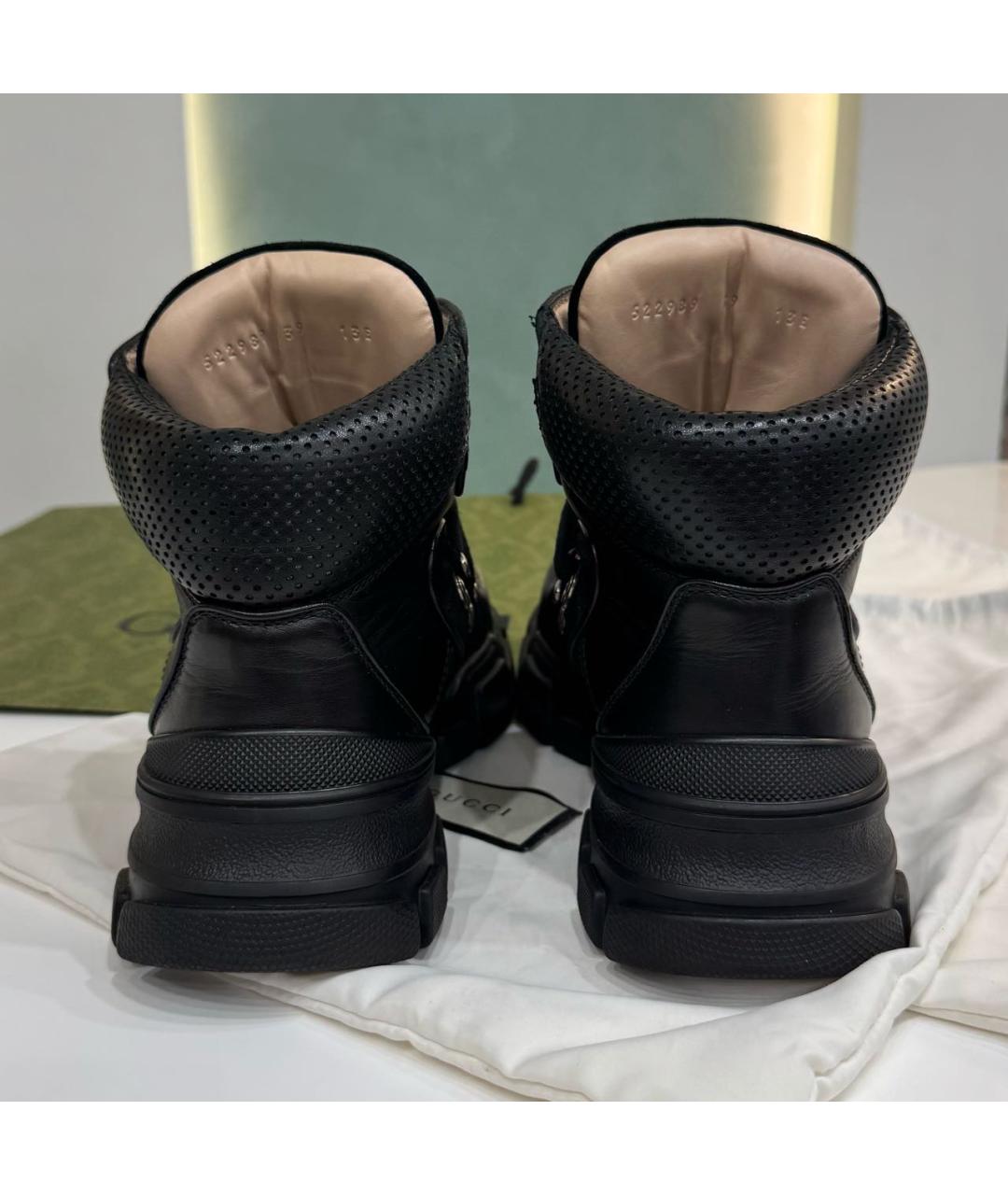 GUCCI Черные ботинки, фото 4