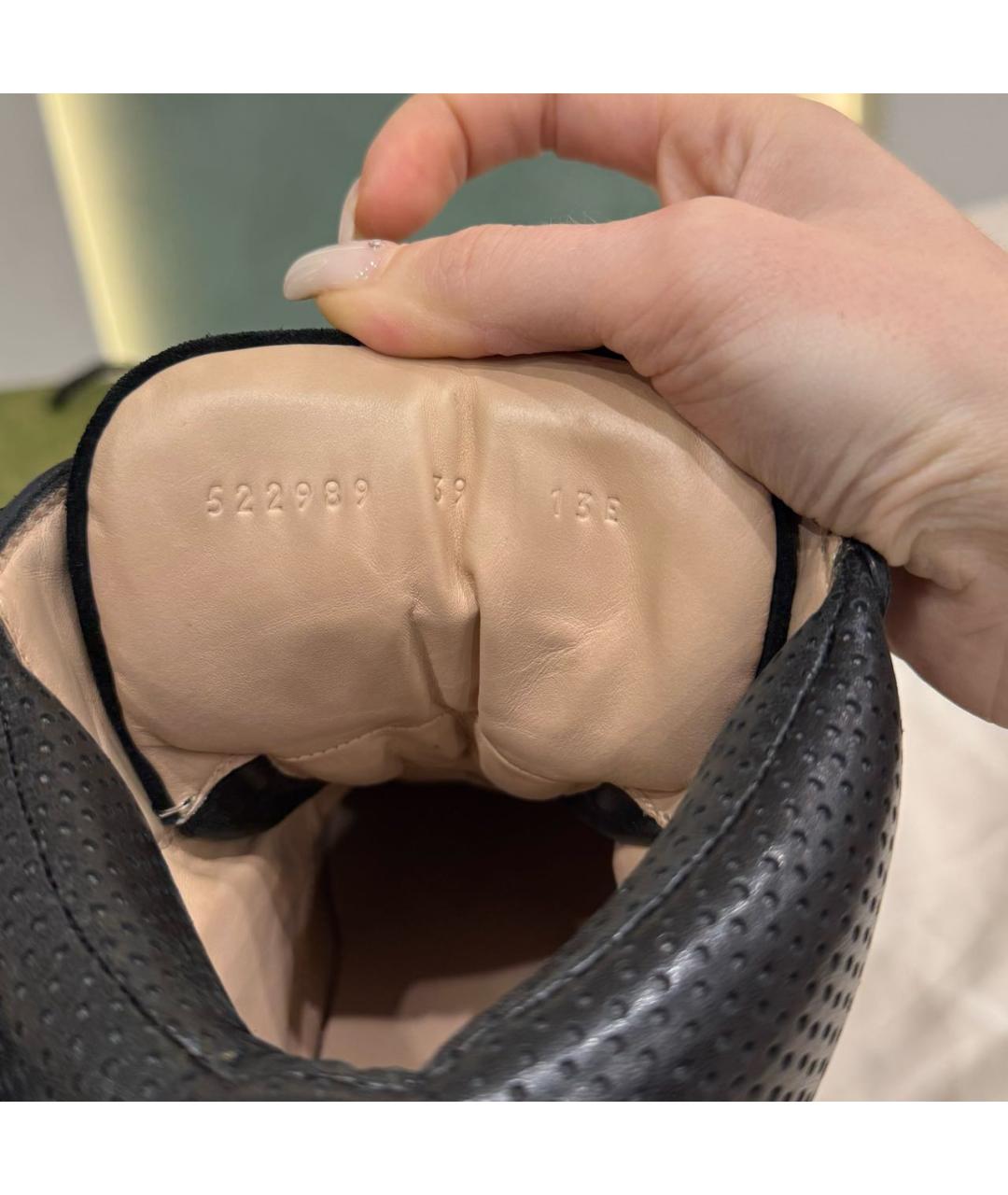 GUCCI Черные ботинки, фото 5