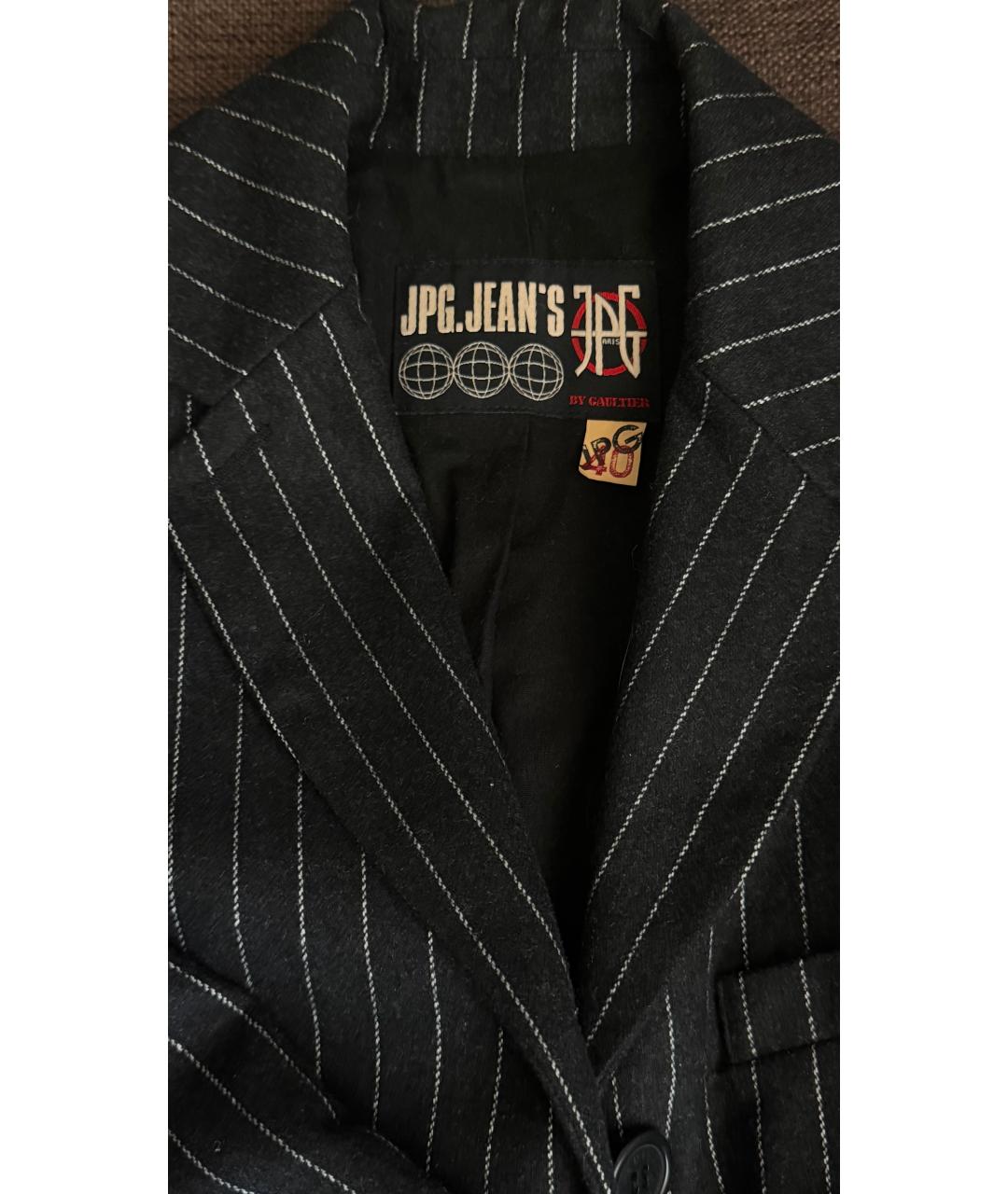 JEAN PAUL GAULTIER Серый шерстяной жакет/пиджак, фото 5