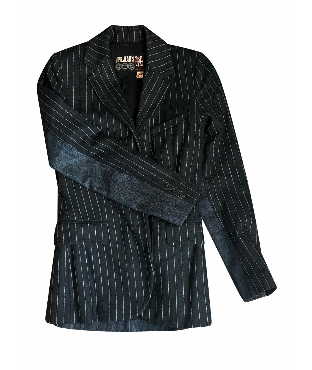 JEAN PAUL GAULTIER Серый шерстяной жакет/пиджак, фото 1