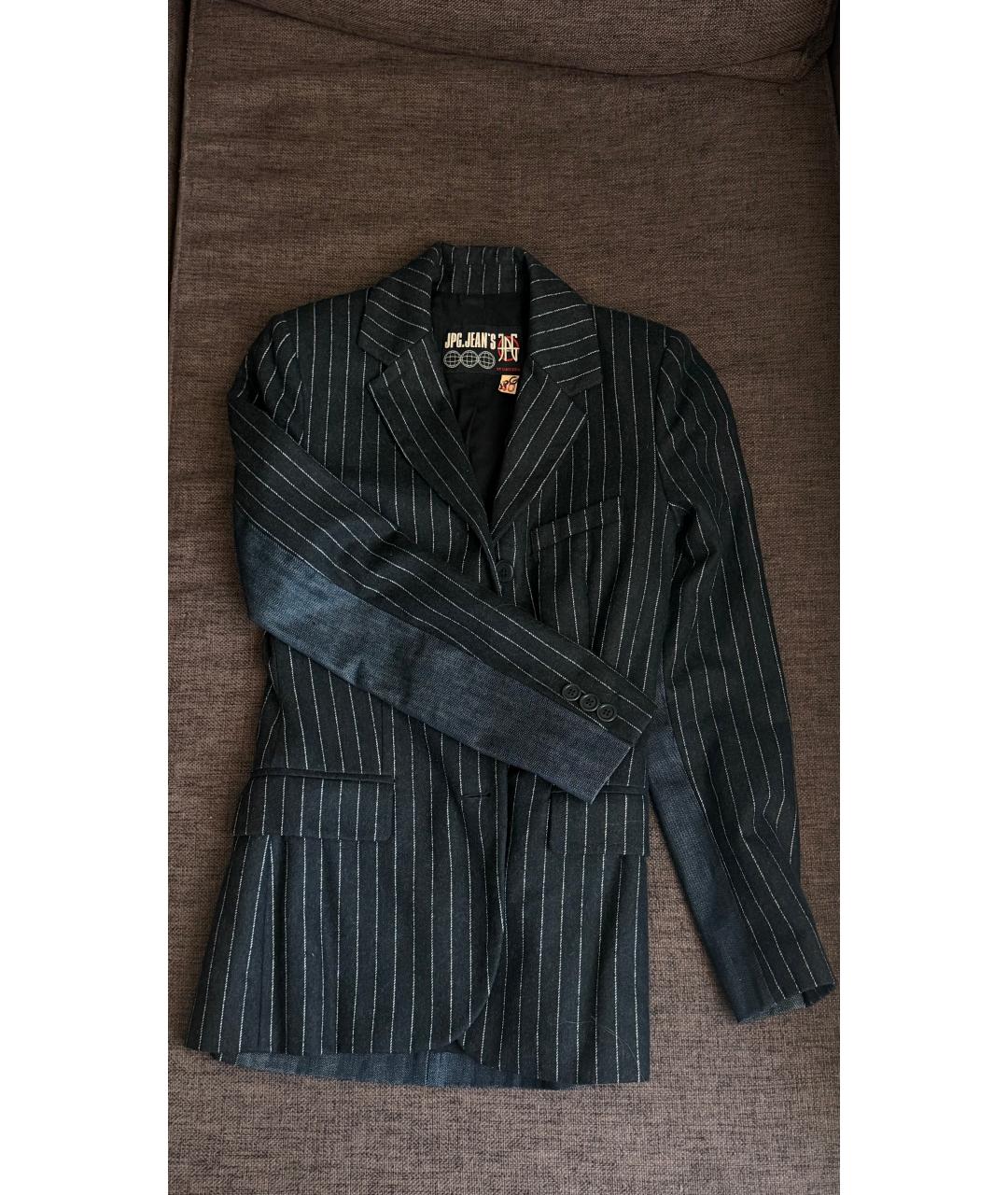 JEAN PAUL GAULTIER Серый шерстяной жакет/пиджак, фото 2