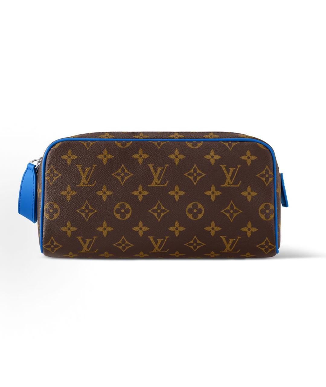 LOUIS VUITTON Коричневая косметичка, фото 6