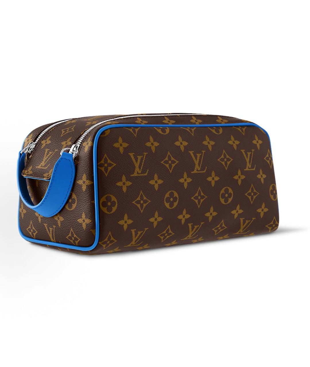 LOUIS VUITTON Коричневая косметичка, фото 2