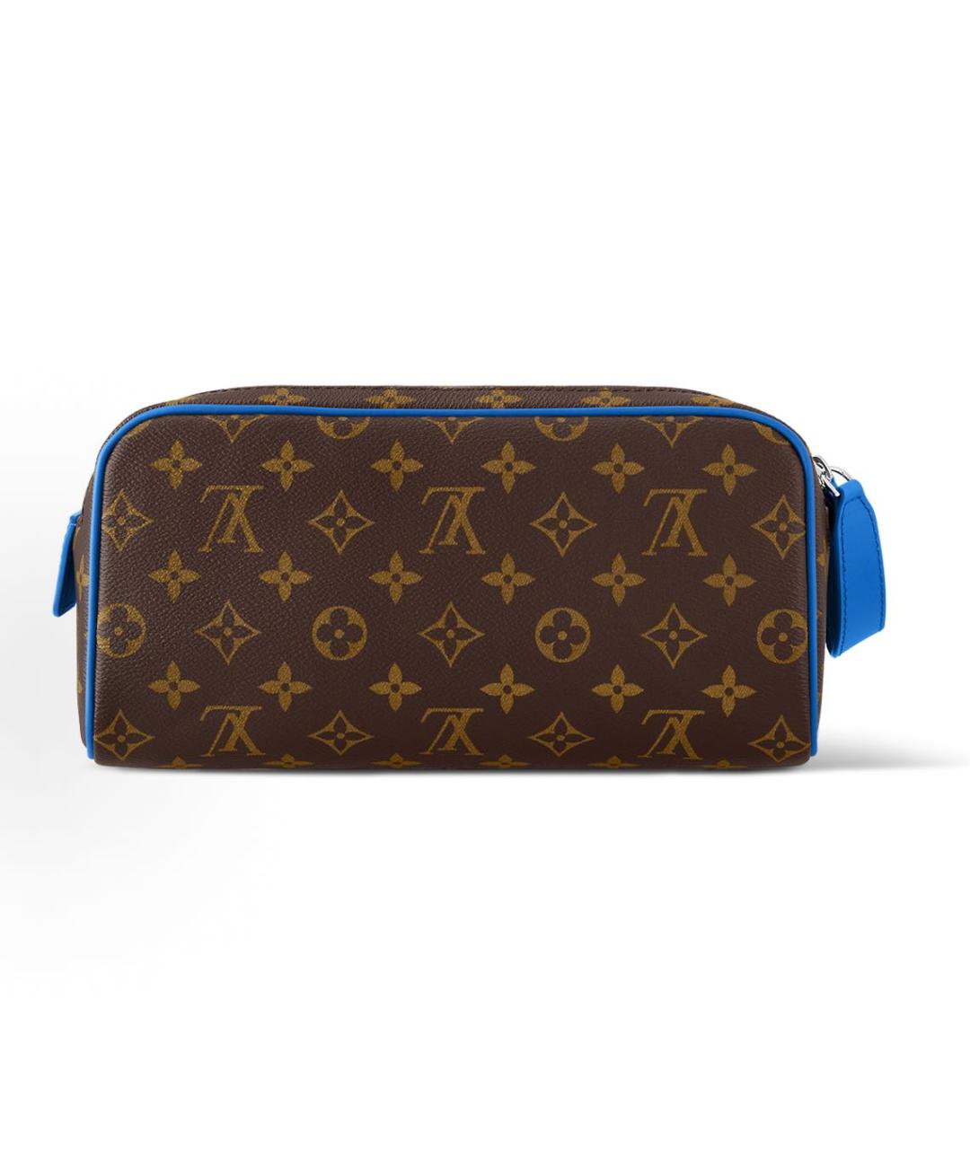 LOUIS VUITTON Коричневая косметичка, фото 4