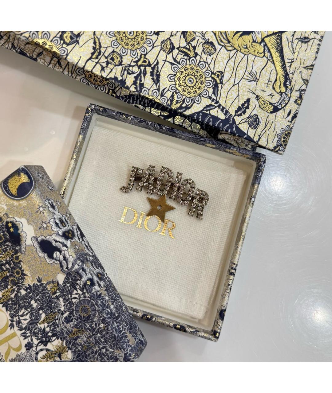 CHRISTIAN DIOR Золотая булавка / брошь, фото 3