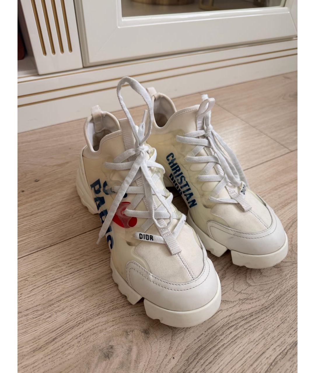 CHRISTIAN DIOR Белые резиновые кроссовки, фото 2