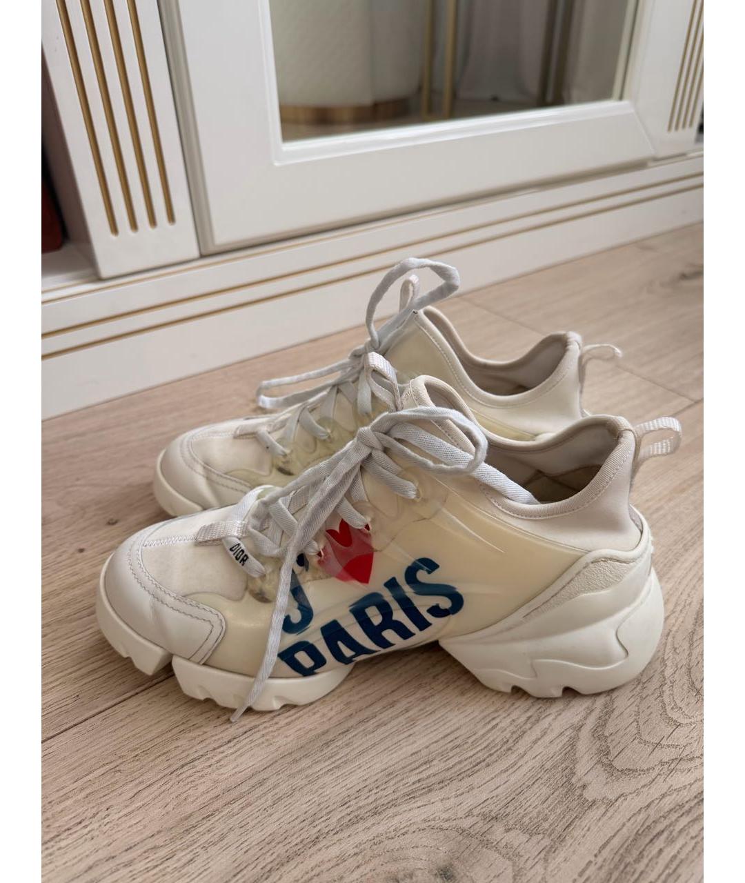 CHRISTIAN DIOR Белые резиновые кроссовки, фото 4