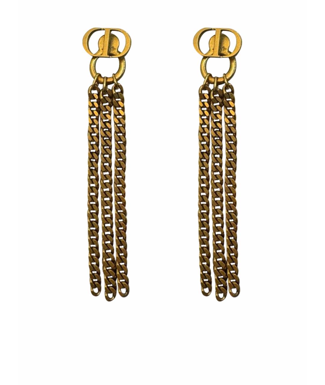 CHRISTIAN DIOR Золотые серьги, фото 1