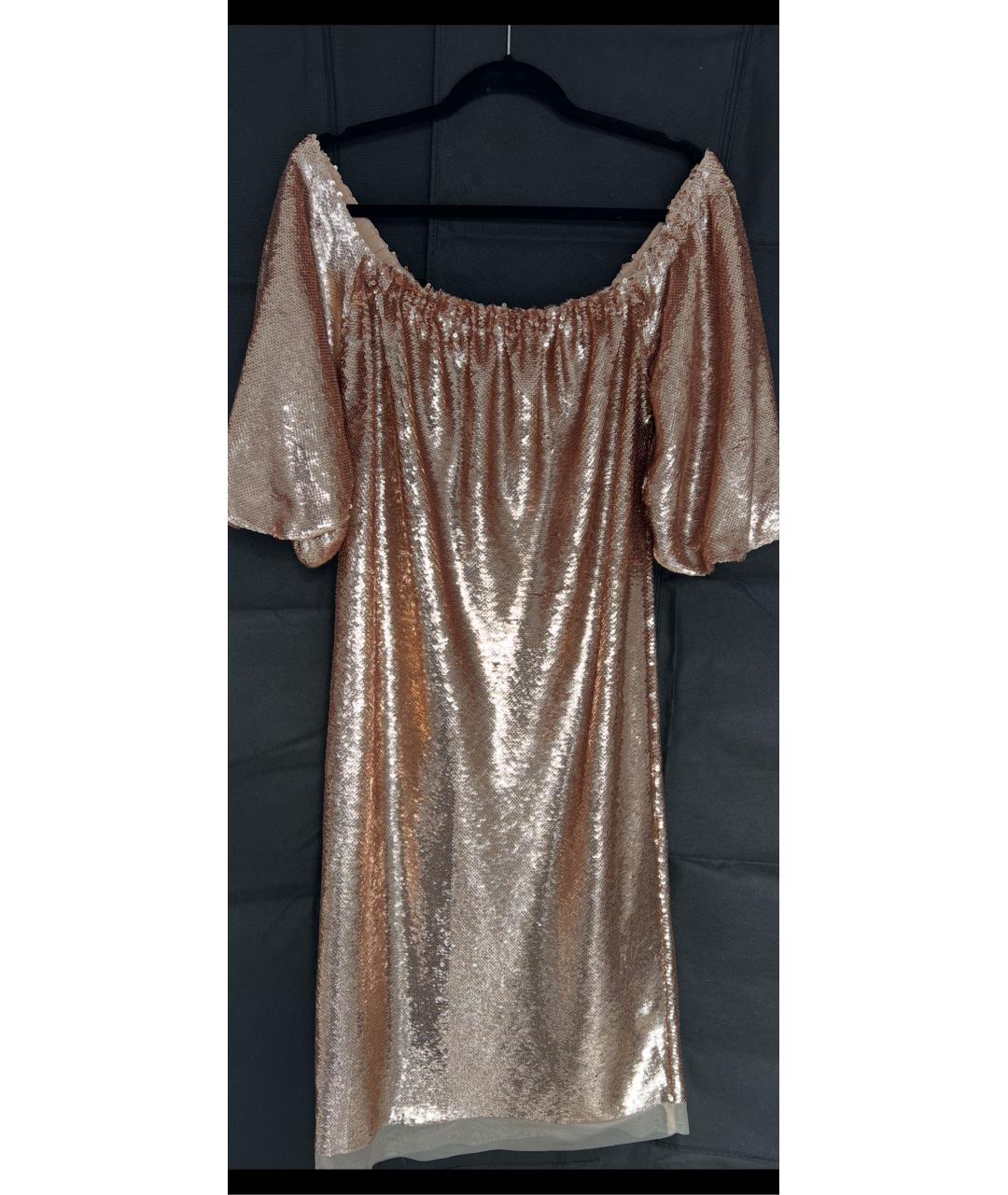 ULLA JOHNSON Золотое платье, фото 8