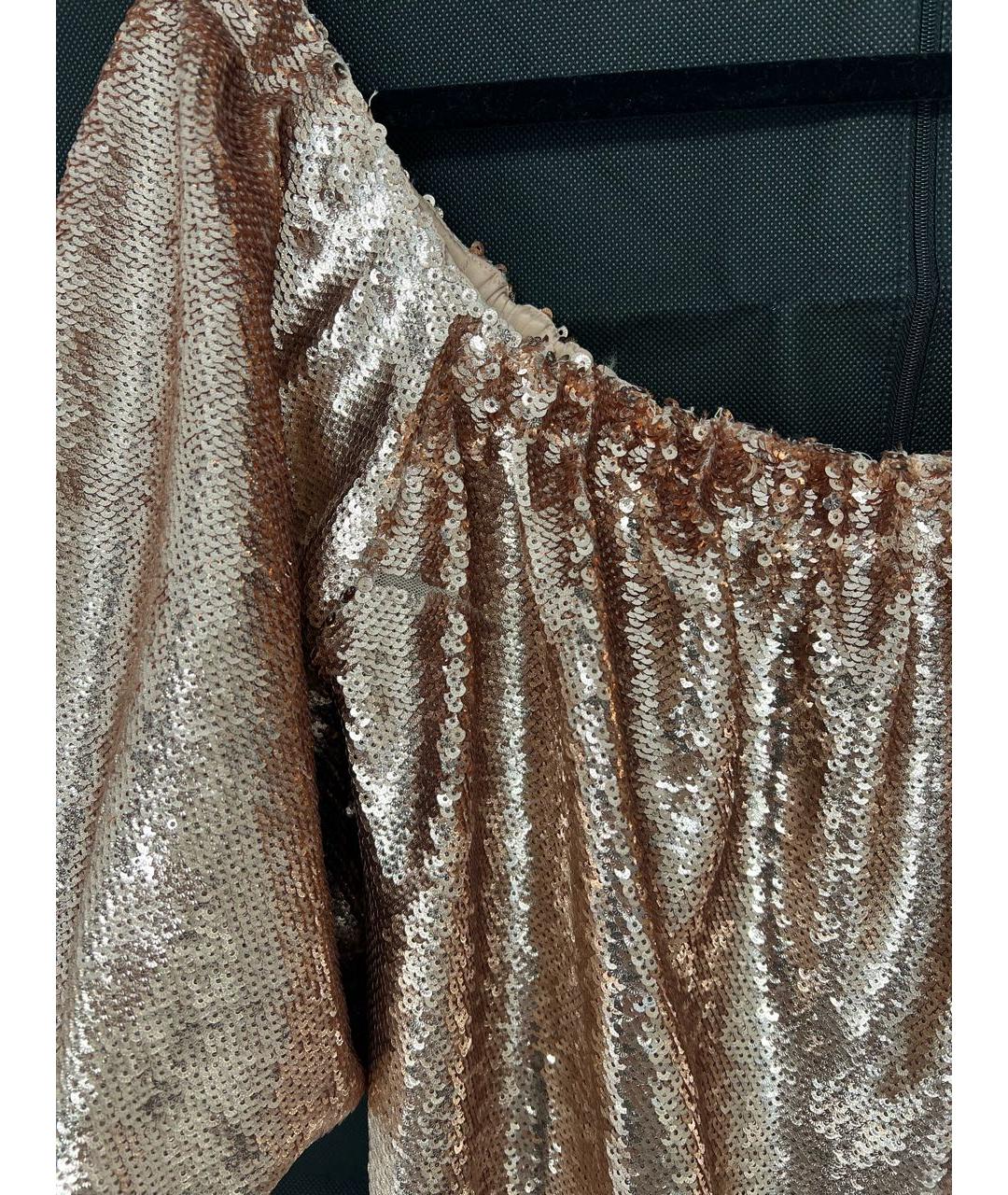 ULLA JOHNSON Золотое платье, фото 7