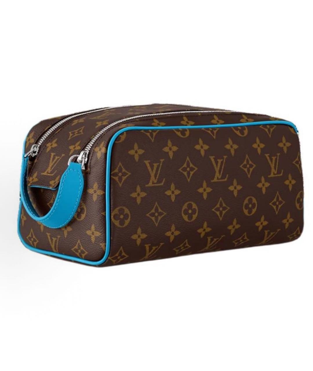 LOUIS VUITTON Коричневая косметичка, фото 2