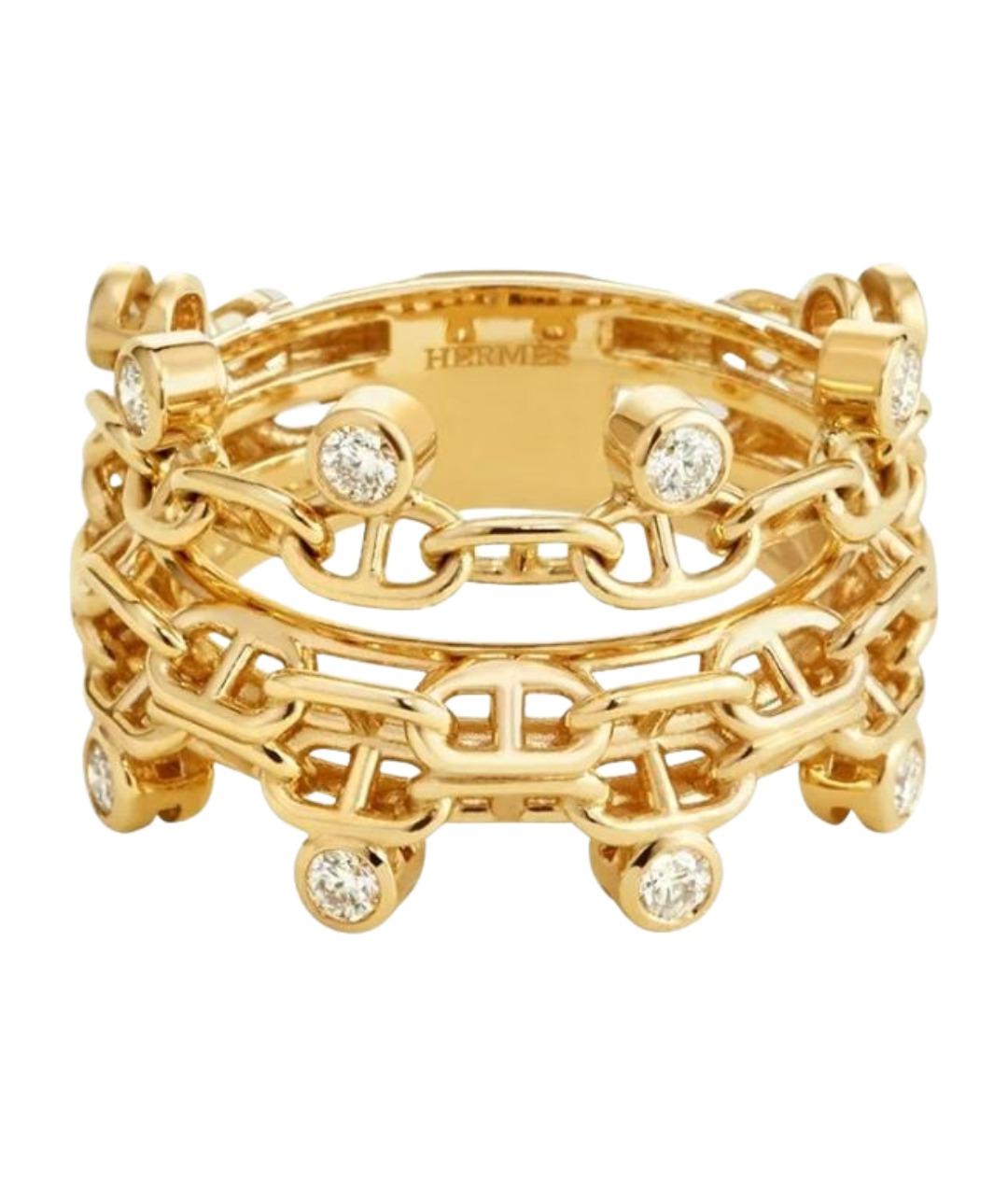 HERMES Золотое кольцо из желтого золота, фото 1