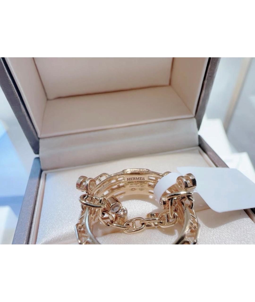 HERMES Золотое кольцо из желтого золота, фото 2