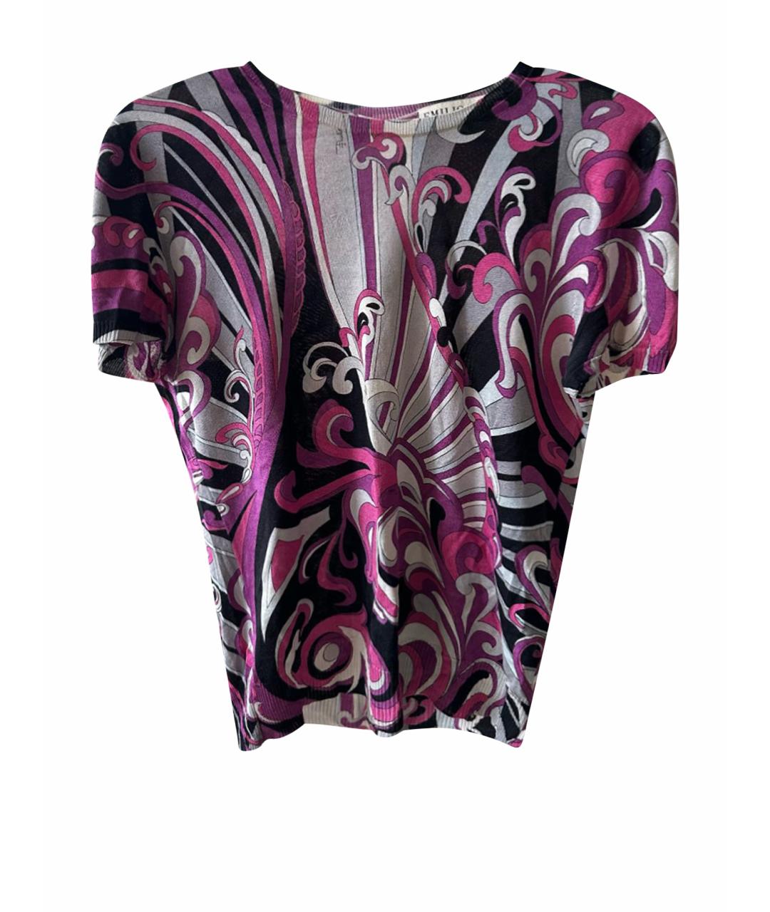 EMILIO PUCCI Мульти вискозная футболка, фото 1