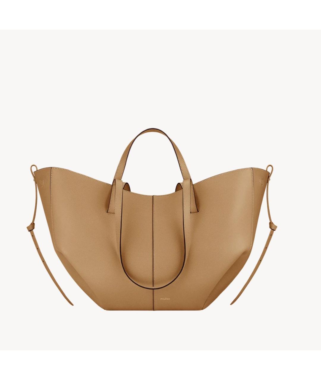 POLENE Кожаная сумка тоут, фото 4