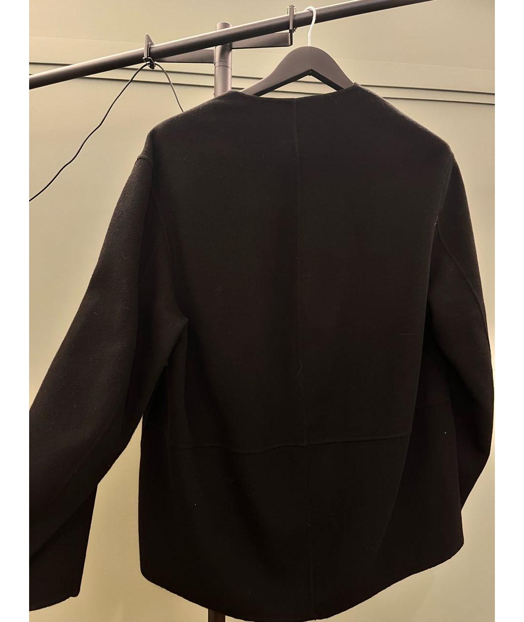 COS Черное вискозное повседневное платье, фото 2