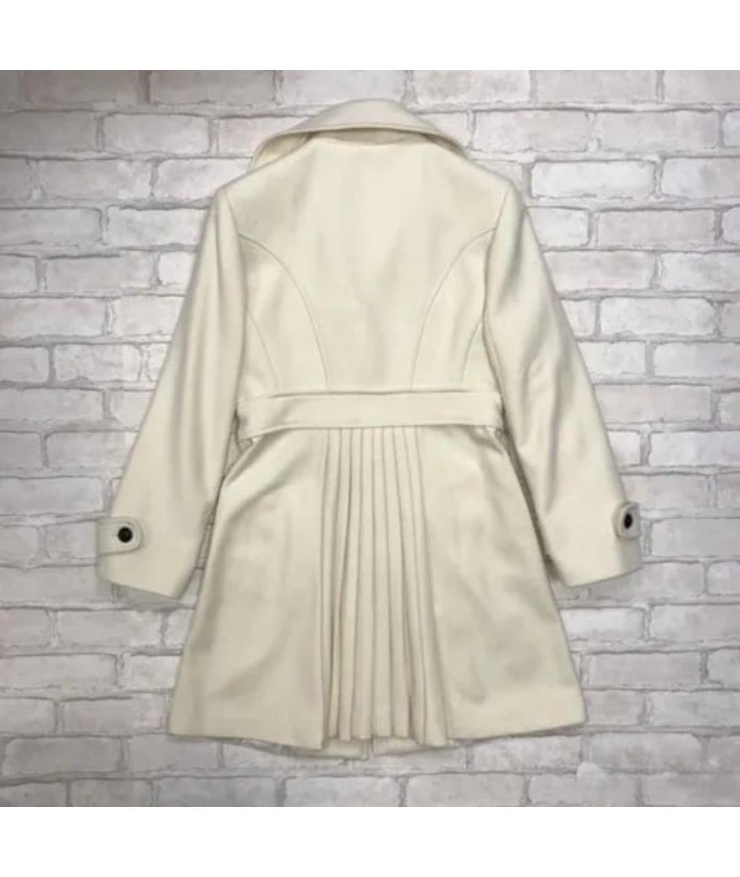 RED VALENTINO Бежевое шерстяное пальто, фото 2