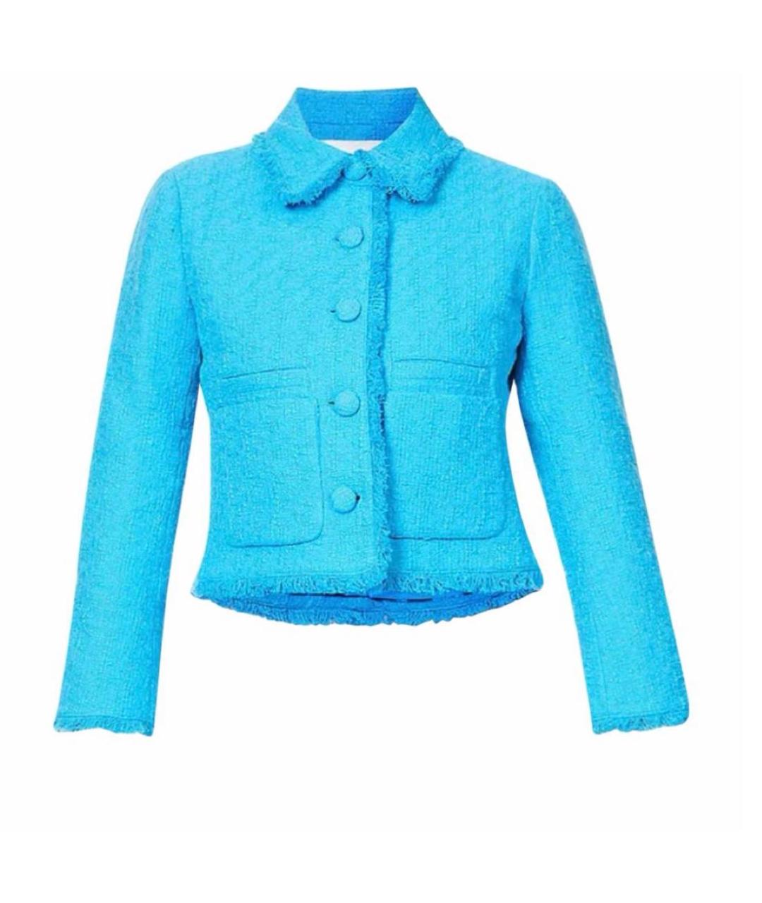 PROENZA SCHOULER Бирюзовый хлопковый жакет/пиджак, фото 9