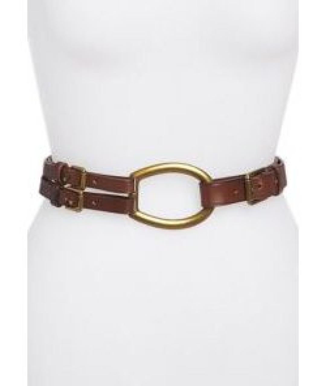 RALPH LAUREN Коричневый кожаный ремень, фото 6