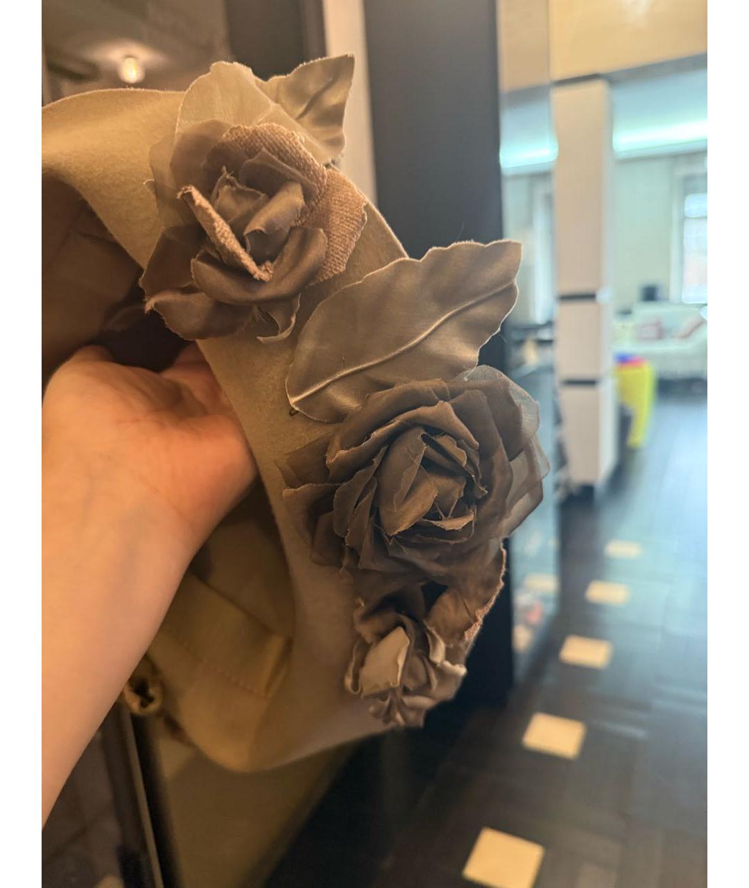 ULYANA SERGEENKO Бежевая шляпа, фото 3