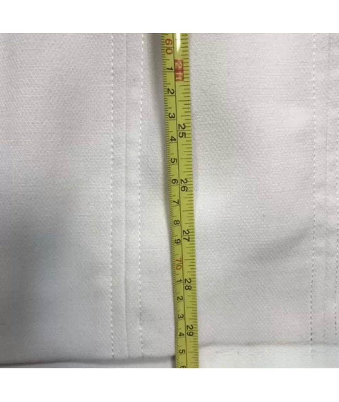 ELISABETTA FRANCHI Белое полиэстеровое пальто, фото 5