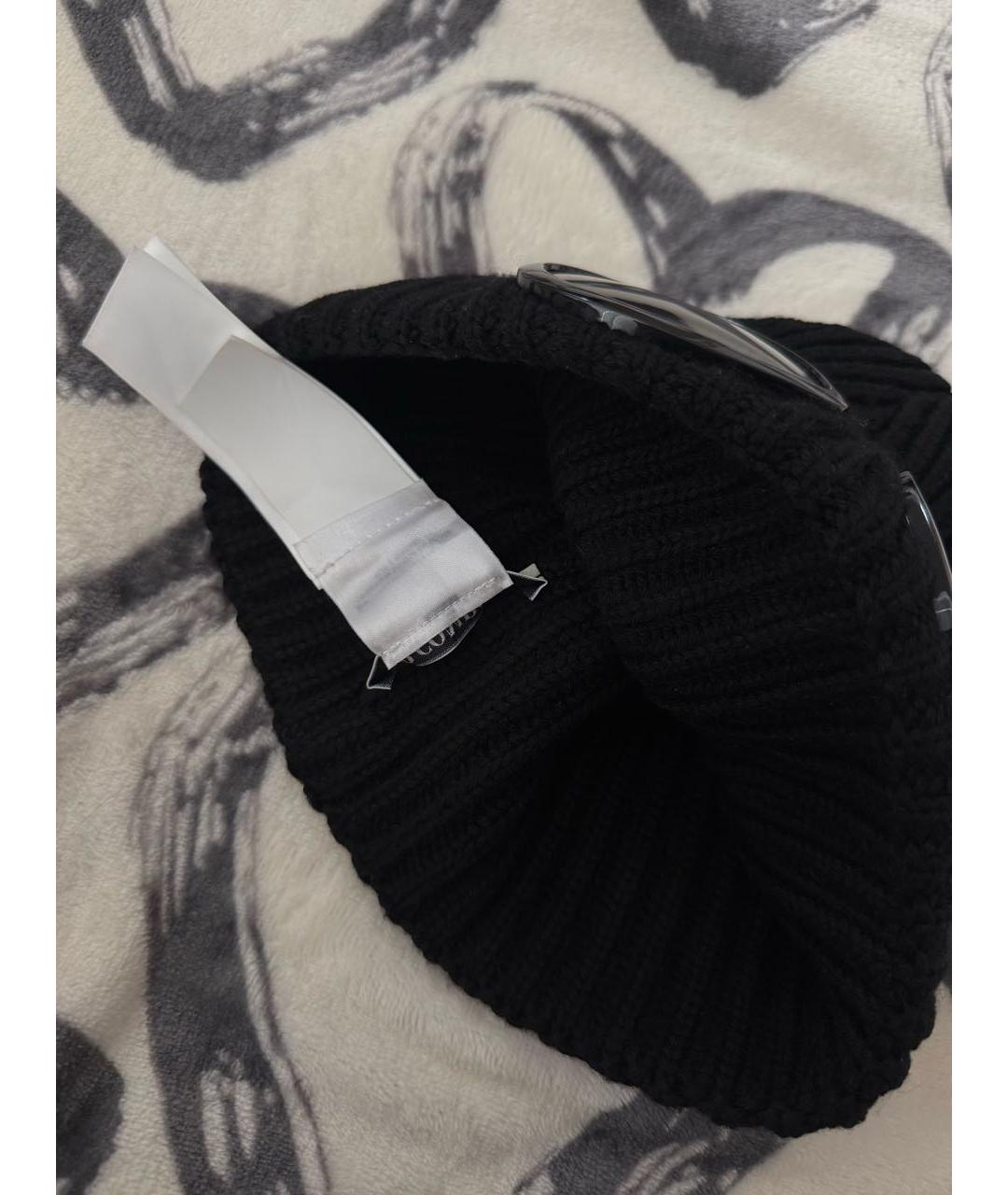 CP COMPANY Черная шерстяная шапка, фото 8