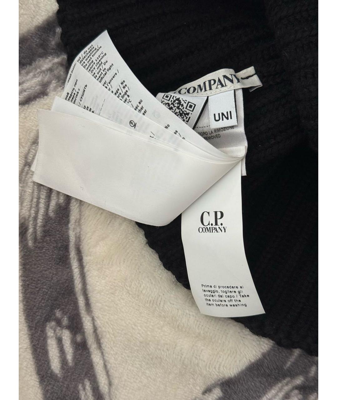 CP COMPANY Черная шерстяная шапка, фото 7