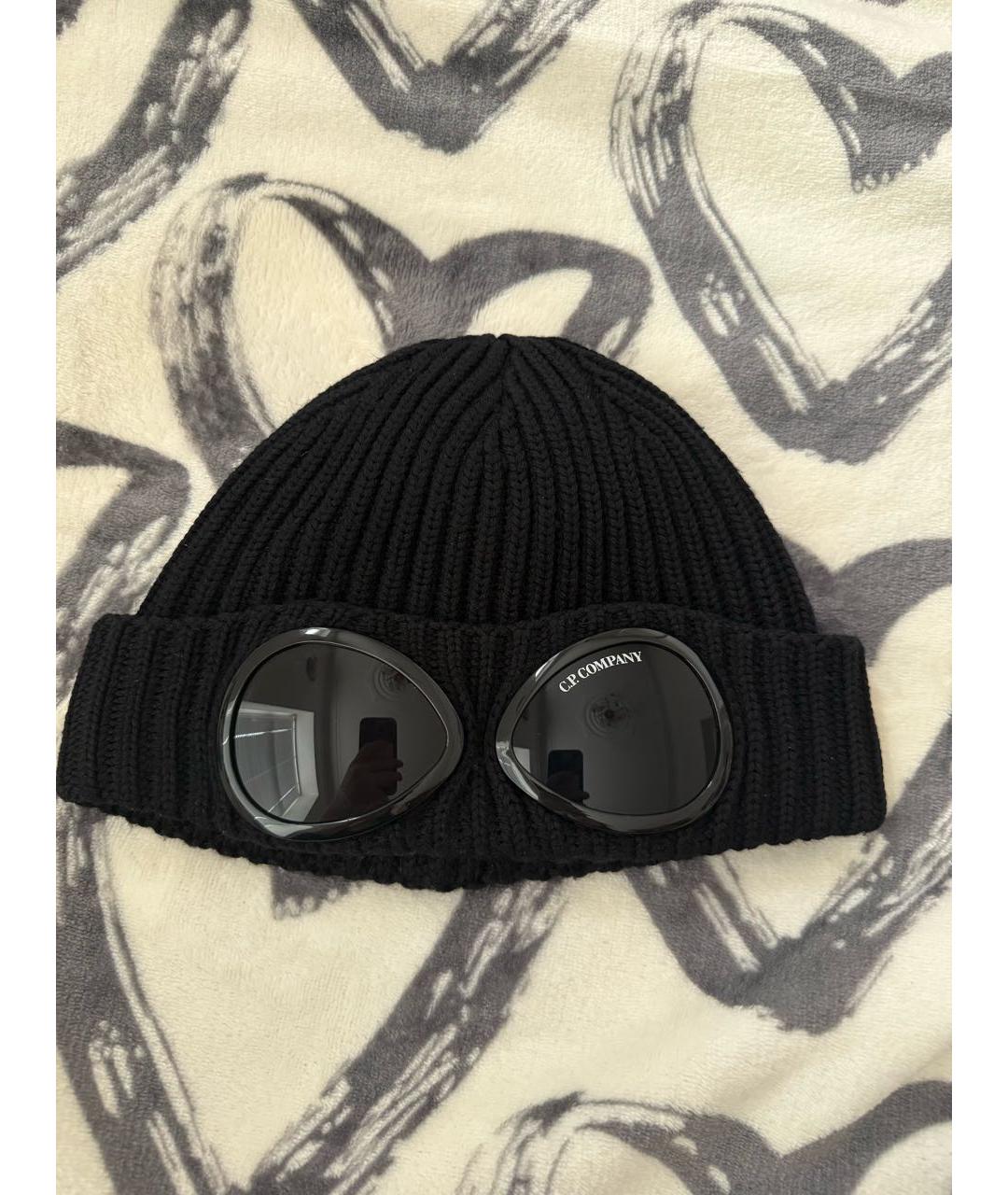 CP COMPANY Черная шерстяная шапка, фото 9