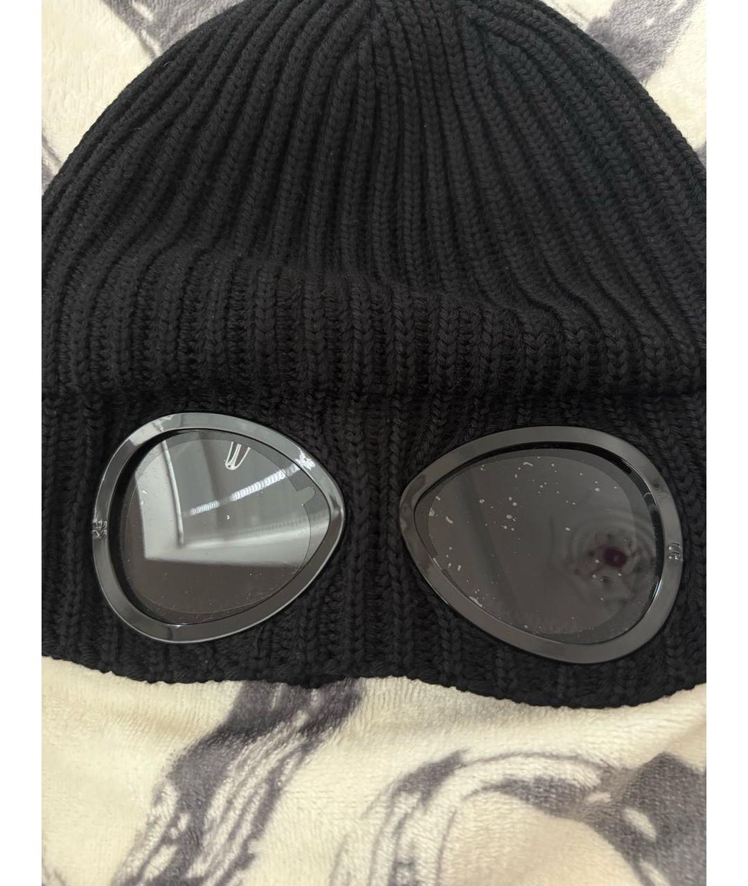 CP COMPANY Черная шерстяная шапка, фото 4