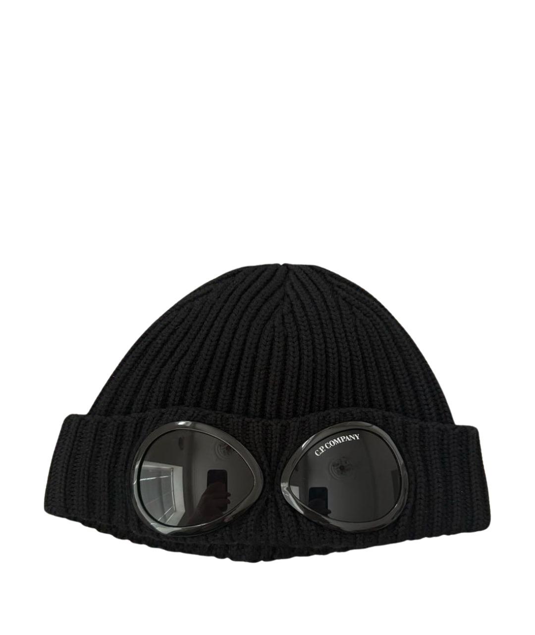CP COMPANY Черная шерстяная шапка, фото 1