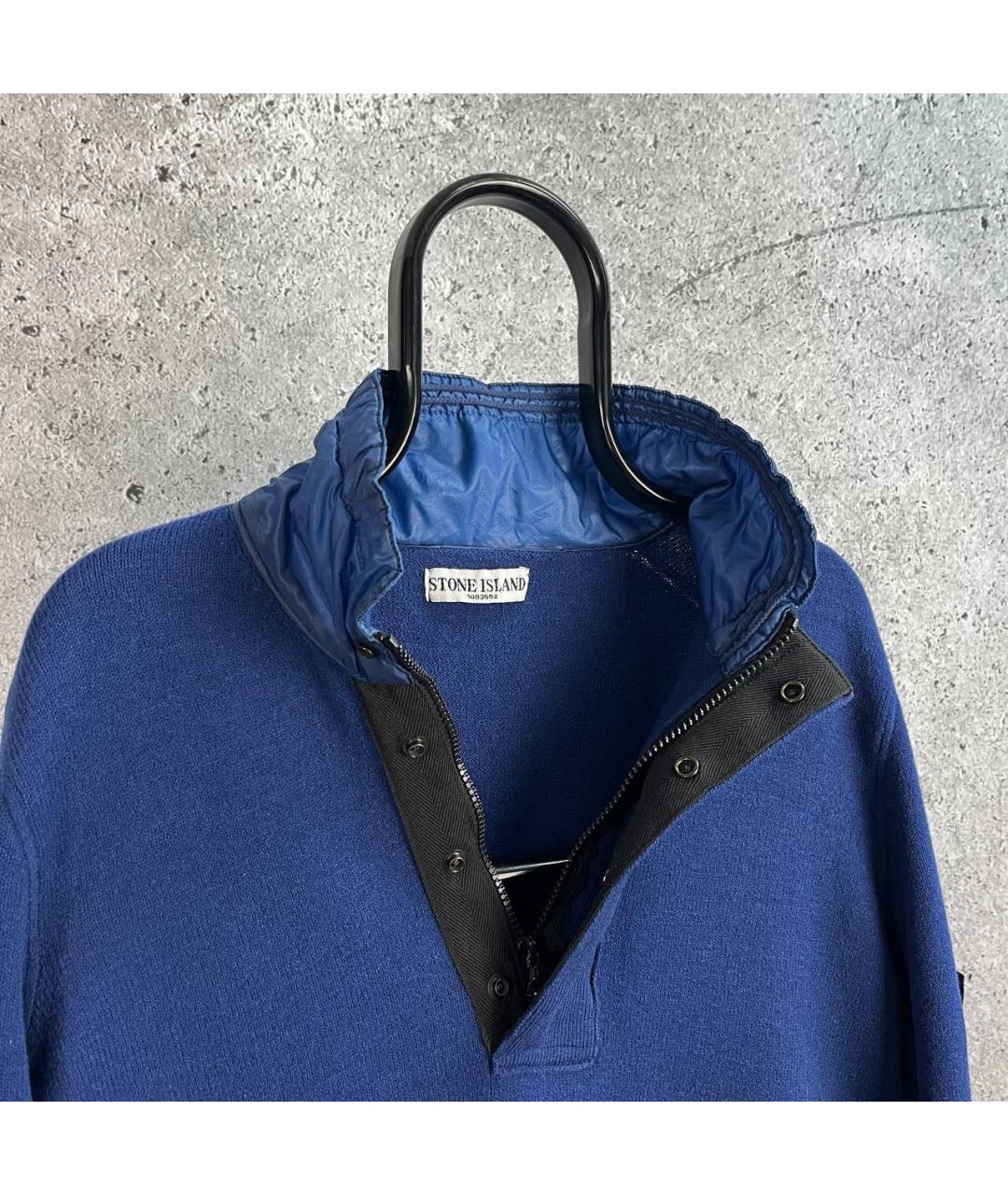 STONE ISLAND Синий джемпер / свитер, фото 5