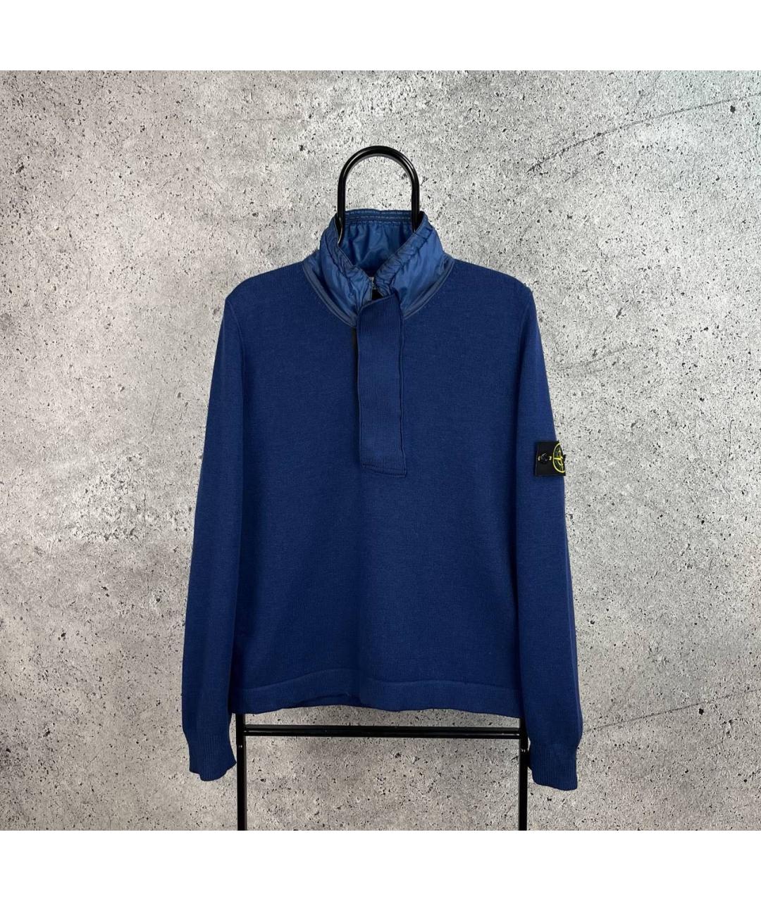 STONE ISLAND Синий джемпер / свитер, фото 9