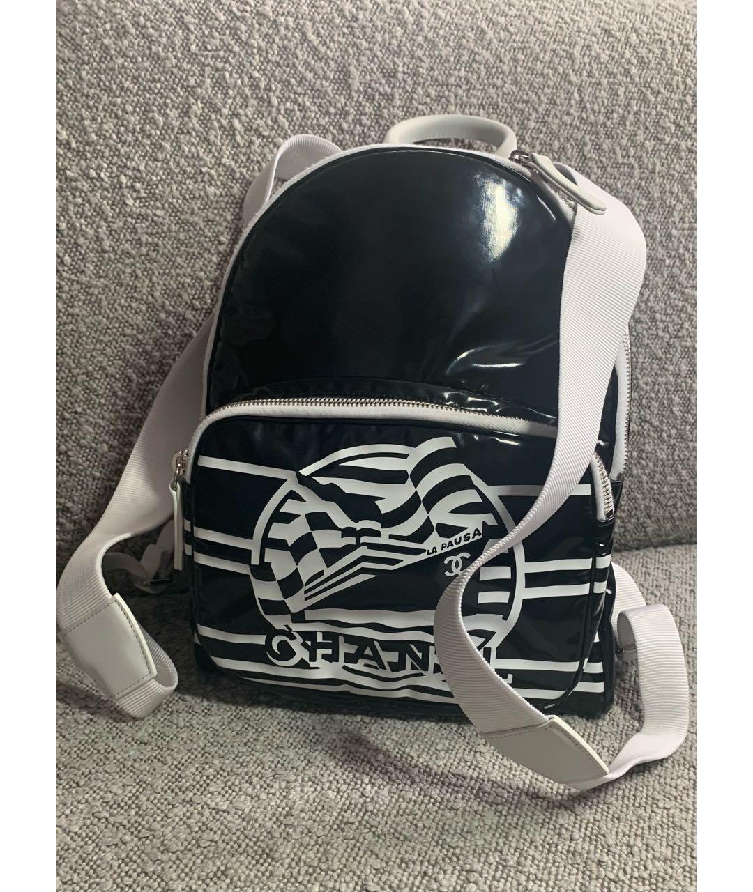 CHANEL Черный рюкзак, фото 2