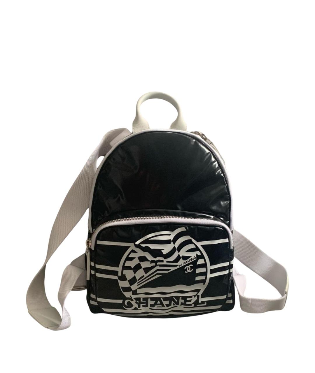 CHANEL Черный рюкзак, фото 1