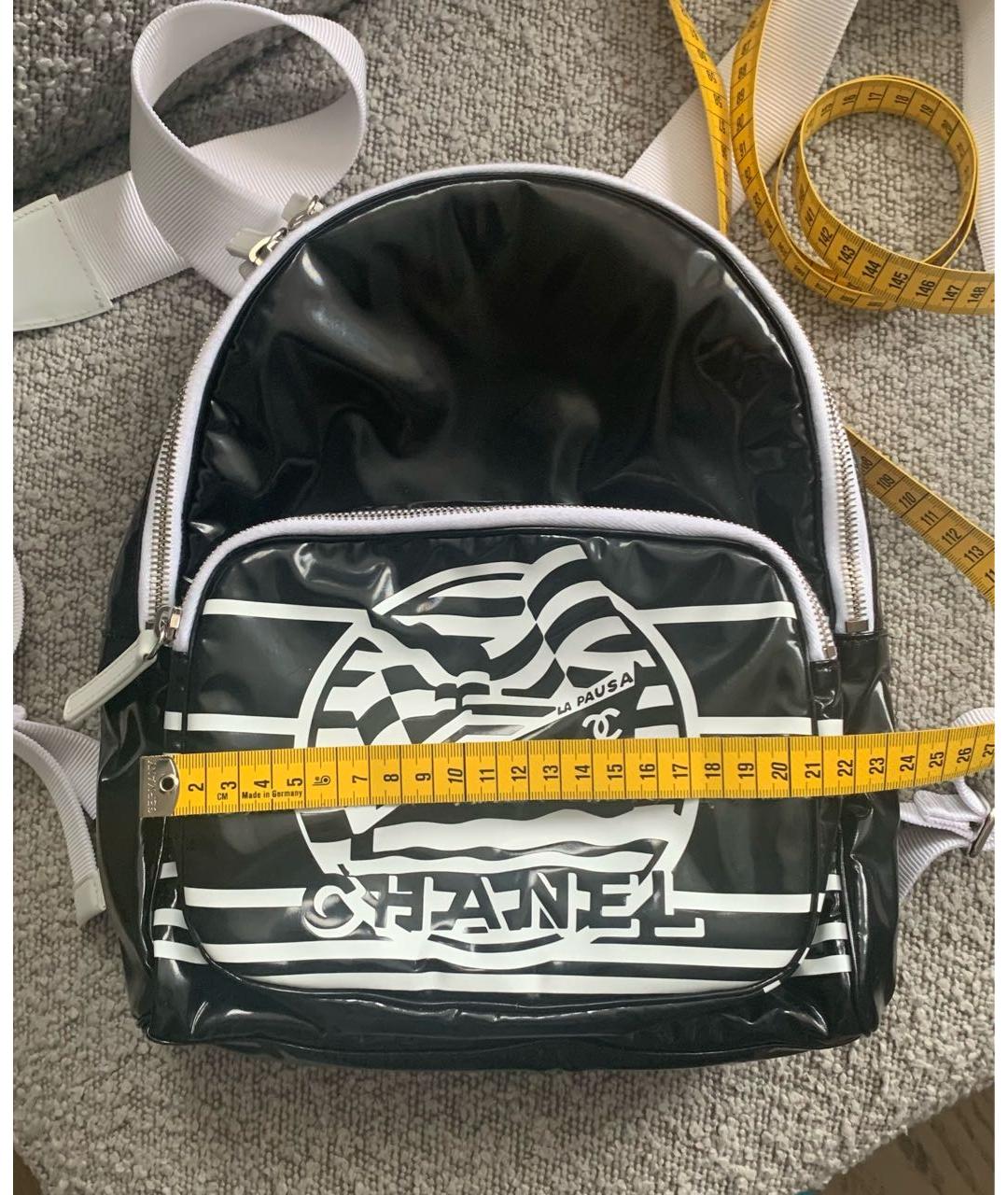CHANEL Черный рюкзак, фото 6